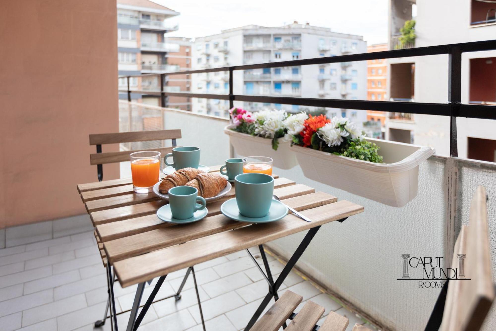 Caput Mundi Rooms - 100Mt To Metro A, Terrace, A-C, 15 Min To Center Roma Esterno foto