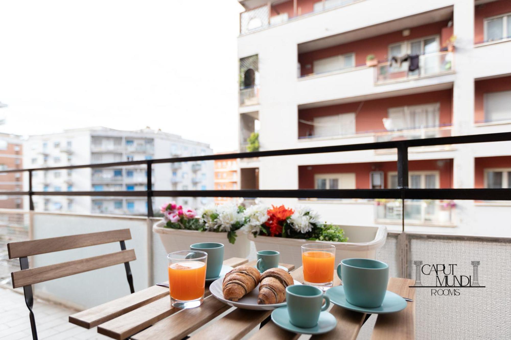 Caput Mundi Rooms - 100Mt To Metro A, Terrace, A-C, 15 Min To Center Roma Esterno foto